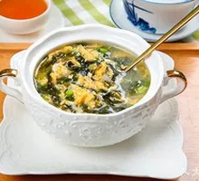 Happy Seaweed Egg Drop Soup