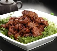 Stewed Pig Intestines in Sauce