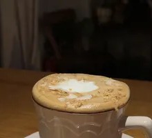 Roasted Coconut Doughnut Latte