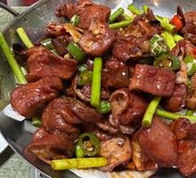 Spicy Pork Intestines Stir-fry