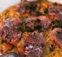 Beef Tongue with Basil Risotto