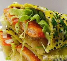 Five-grain Grilled Meat Pancake