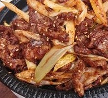 Imperial Grilled Lamb on Iron Skillet