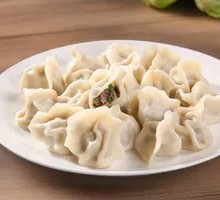 Pork and scallion hand-pulled dumplings