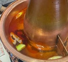 Blue Enamel Double Pot Base