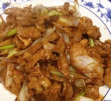 Scallion Stir-Fried Lamb