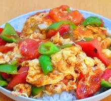 Tomato and Egg Rice Bowl