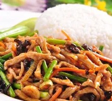Fish-Flavored Shredded Pork Rice Bowl