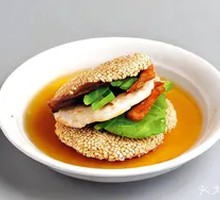 Braised Flatbread with Pork Tenderloin