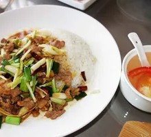 Stir-fried Pork Liver with Rice