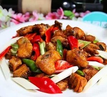 Stir-fried Young Rooster