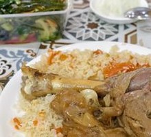 Lamb Leg Hand-Rice