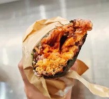 Ham and Salted Egg Rice Ball