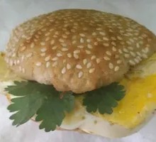 Scallion pancake with egg