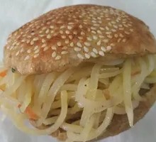 Potato Shreds in Fried Flatbread