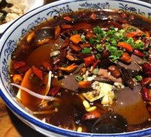 Spicy Dan Dan Noodles with Blood Sausage