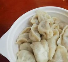Pork and scallion dumplings