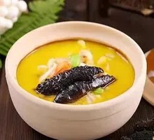 Braised Sea Cucumber with Rice