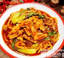 Crab Cake Fried Rice Noodles