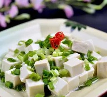 Tofu with Green Onion