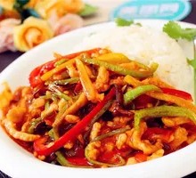 Fish-Flavored Shredded Pork Rice Bowl