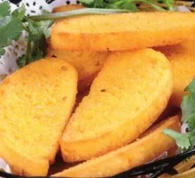 Egg-battered Fried Steamed Bun Slices