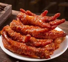 Braised Chicken Feet with Tiger Skin