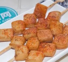 Fish Dumpling Skewers