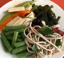 Fermented Bamboo Shoots and Tofu Skin Salad