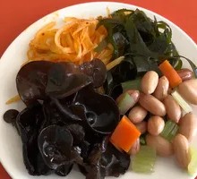 Shredded Potato, Kelp, Wood Ear Mushroom & Peanut Cold Mix