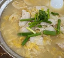 Sour Cabbage with Pork Belly Soup