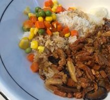 Shiitake Braised Pork Rice