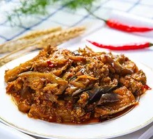 Minced Pork with Eggplant Strips