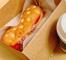 French Sliced Ham & Cheese Ciabatta