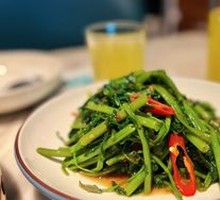 Shrimp Paste with Chinese Spinach
