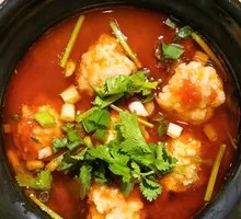 Tomato Meatball Hot Pot Noodles