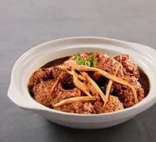 Crunchy Bone Meatballs in Clay Pot