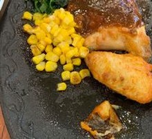 Chicken Wings with Black Pepper Chicken Cutlet