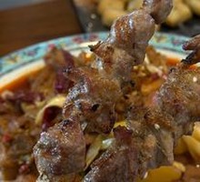 Lamb Skewers with Red Willow