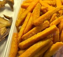 Glazed Sweet Potato Strips