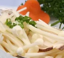 Aluminum-Wrapped Enoki Mushrooms
