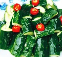 Cucumber with Fried Rice