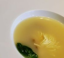 松茸菊花豆腐羹