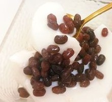 Red Bean Double-Layer Milk Pudding