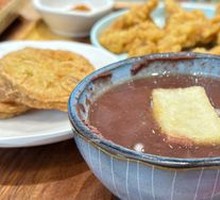 Grilled Rice Cake with Red Bean Paste
