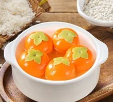 Persimmon Blessing Glutinous Rice Balls