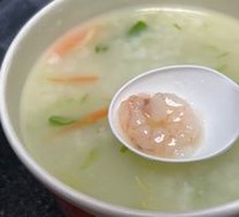 Shrimp and Vegetable Rice Porridge