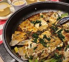 藿香生焗海鲈鱼