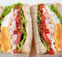 Crab Stick Whole Wheat Sandwich