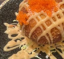 Crab Roe Melted Potato Salad